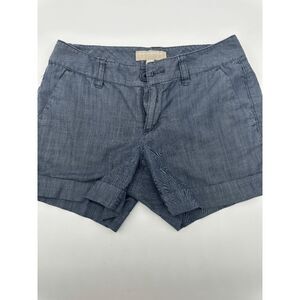Banana Republic Shorts For Women Sz 0 Belted & With Pockets Blue